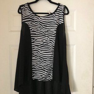 ToTo Collection Sleeveless High/Low Top